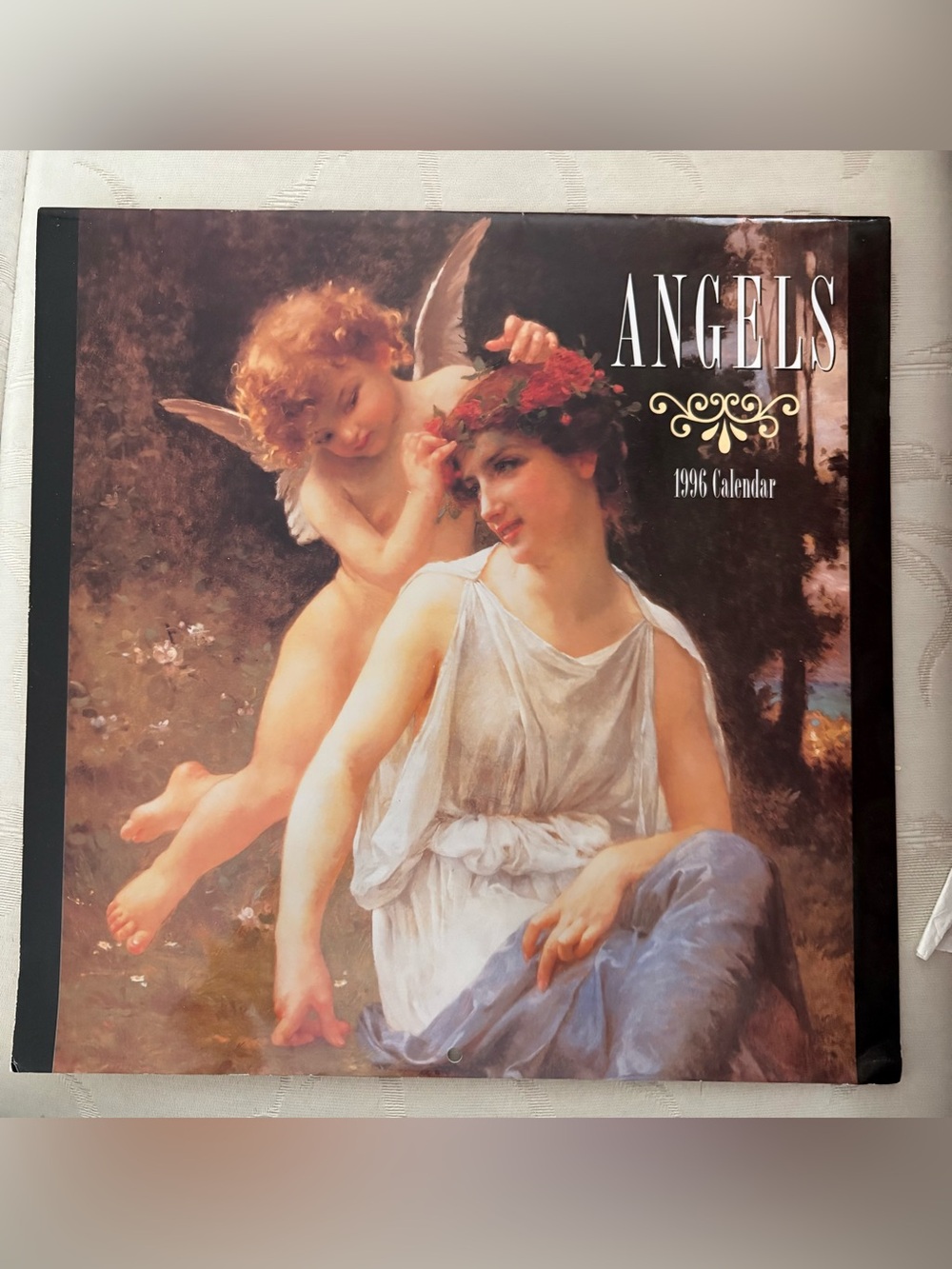 Vintage 1996 Wall calendar Angels